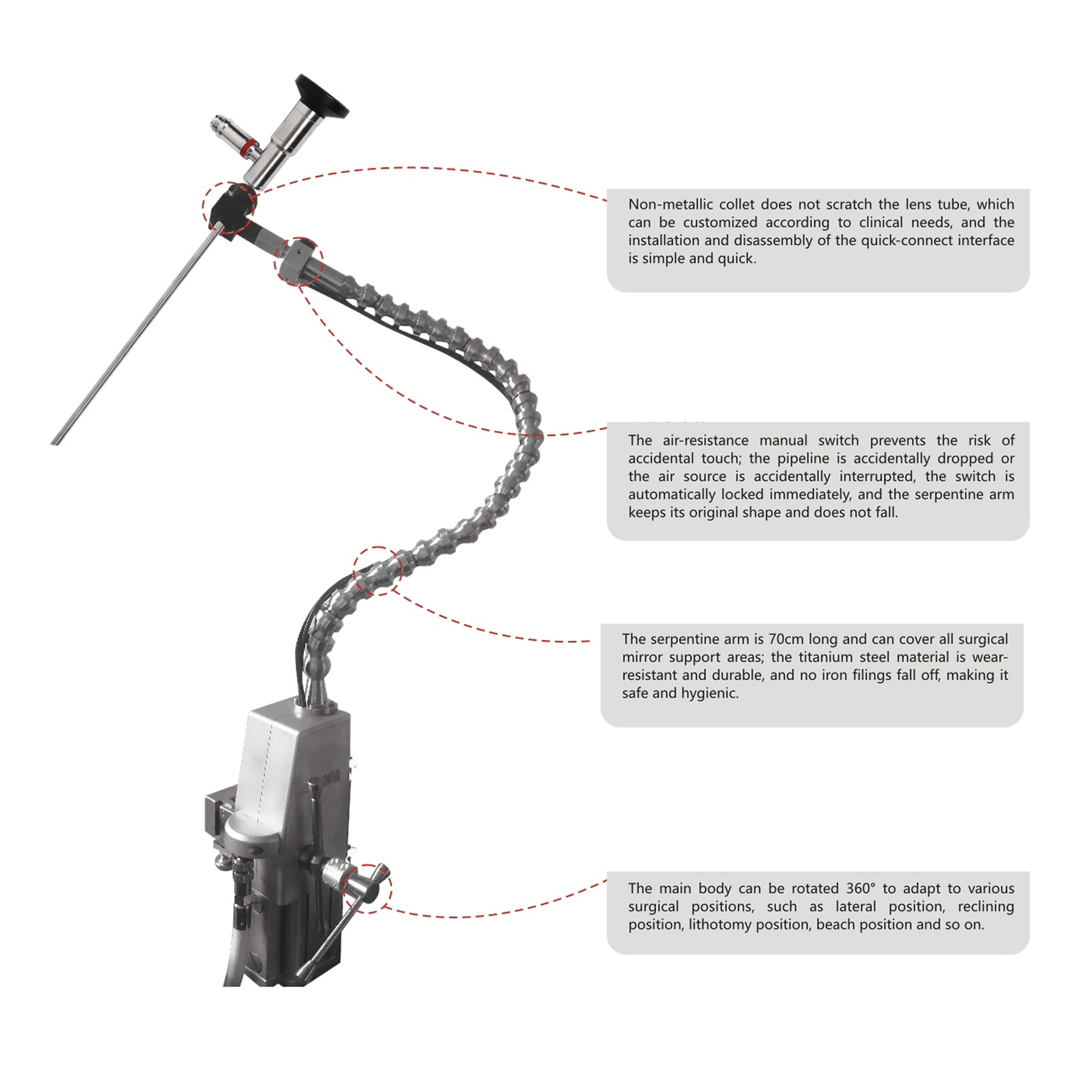 Brachium pneumaticum Endoscopic Assistant